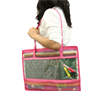 Mat Tote with Pockets - W51 x H37cm - Pink