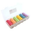SEW EASY COLLECTION - Fine Quilting Thread 100% Cotton 6Pc Pack - mixed solid  50/2 1100m asst cols