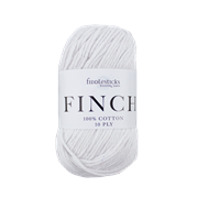 FIDDLESTICKS Finch Cotton Yarn-White