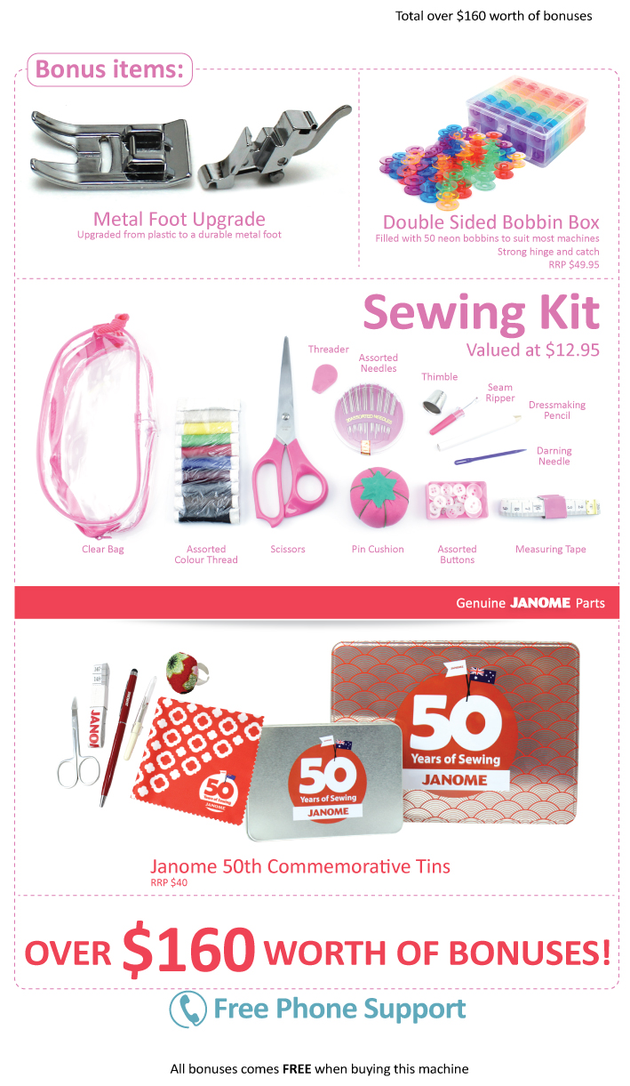 Janome DC2050 Sewing Machine by Janome Sewing Machines in Machines